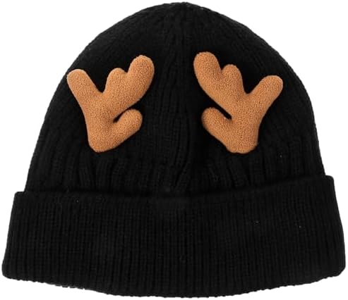 C.C Messy Bun Snap-On Bow Beanie with Sequins for Women (US, Alpha